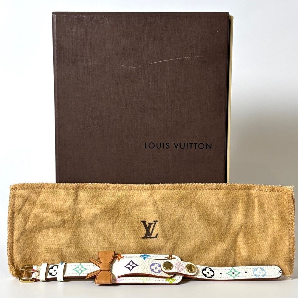 Louis Vuitton Multicolore Luggage Tag Bracelet – Rare Murakami Rainbow Monogram